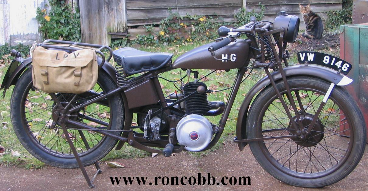 1933 Wolf otorcycle